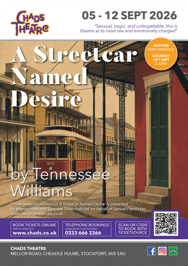 A Streetcar Named Desire by Tennesee Williams