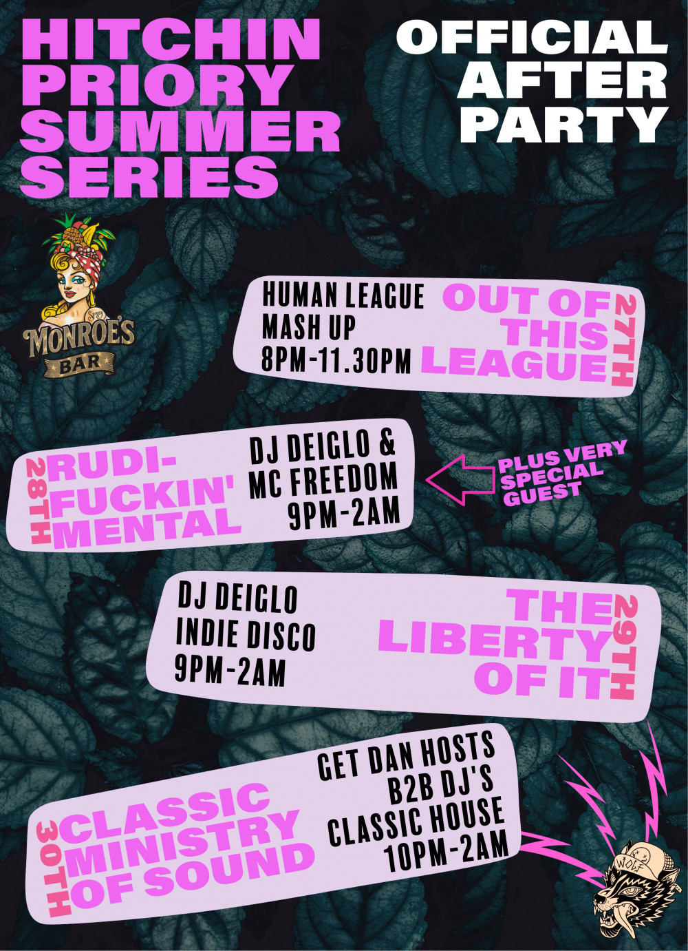 The Priorys after party weekender 