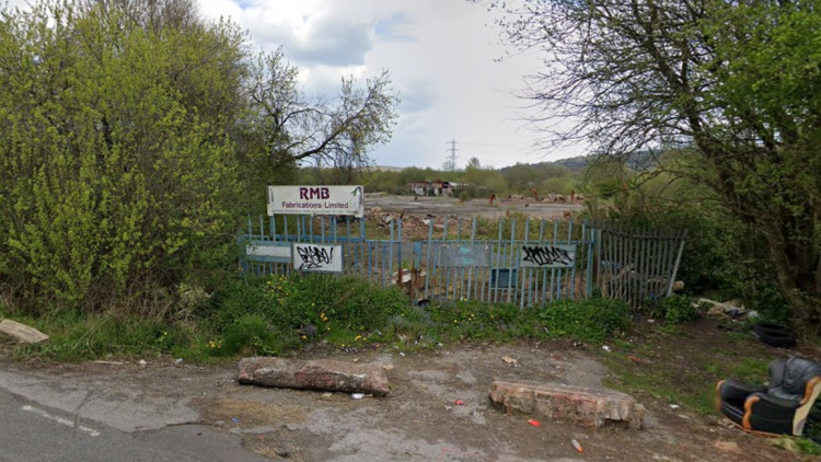 The former site of Hanbury Plastics Recycling, part of the wider Redhills Road local plan site in Stoke-on-Trent (image via Google Street View)