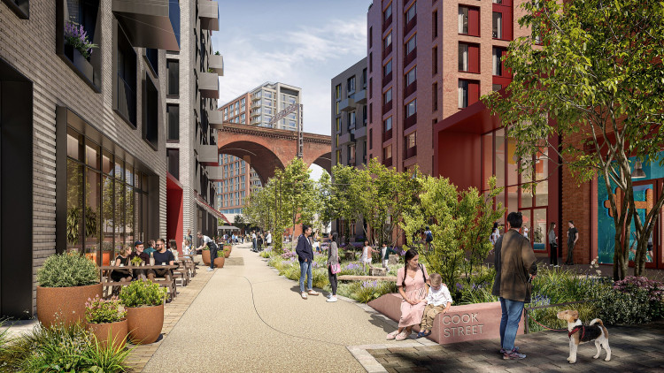 Stagecoach is being accused of holding up major plans to revive Stockport town centre, amid claims the bus company asking for too much money (Image - Stockport Council)