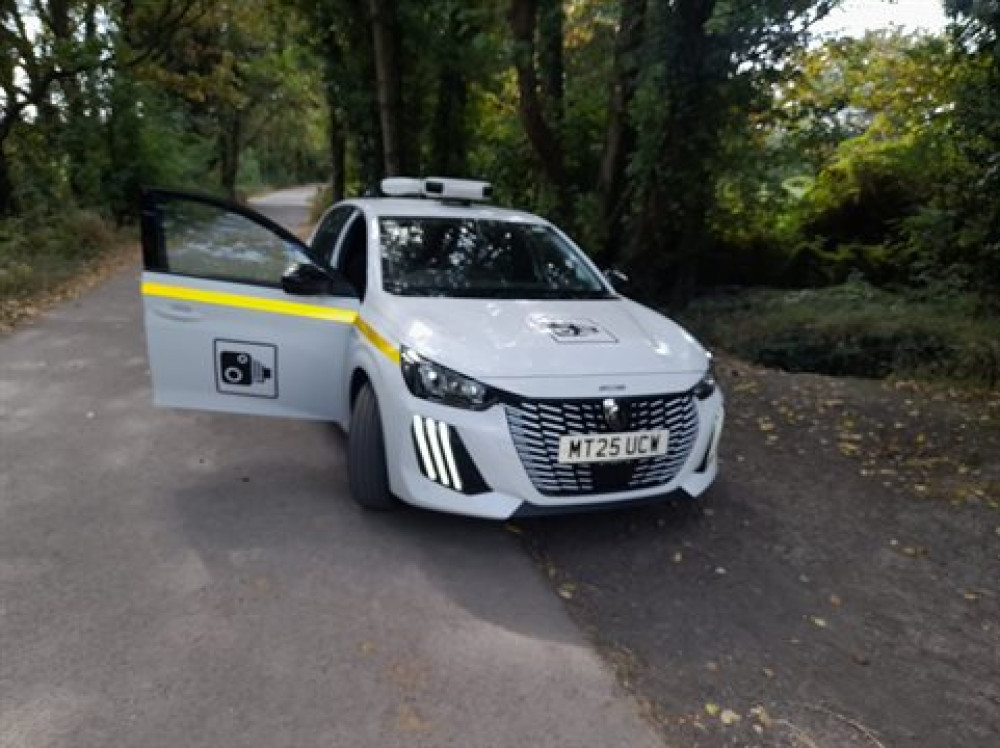 A camera car has been used to catch culprits