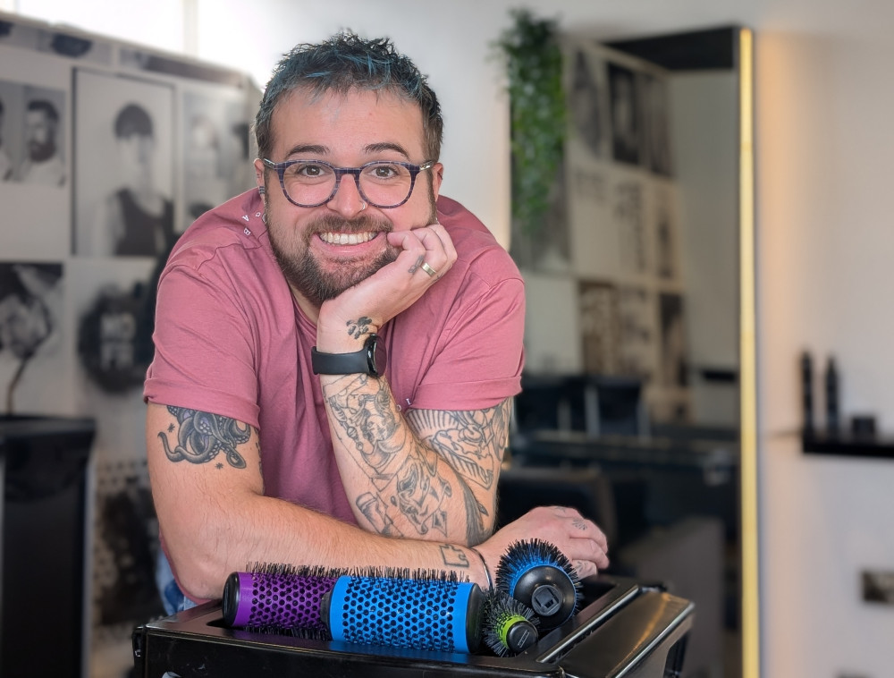 Andrew Phimister-Double is completing the fundraising challenge this weekend (image supplied)