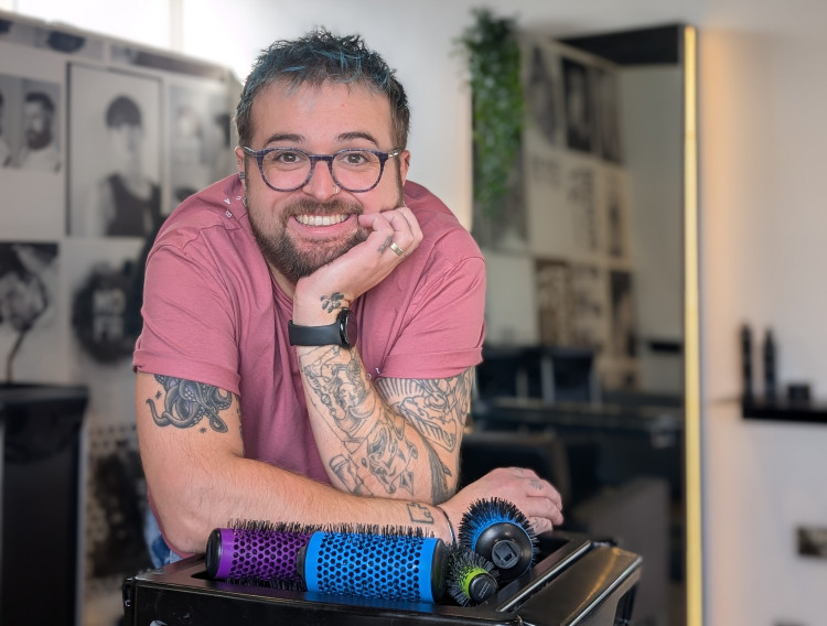 Andrew Phimister-Double is completing the fundraising challenge this weekend (image supplied)