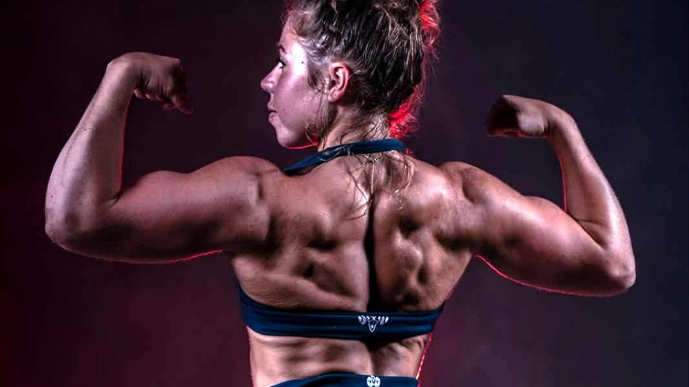 Laura Summers placed third on her return to competitive bodybuilding and has now been invited to compete internationally. (Supplied) 