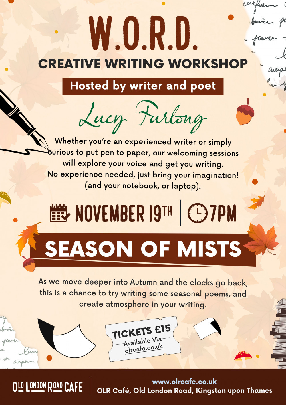 Creative Writing Workshop – Season of Mists
