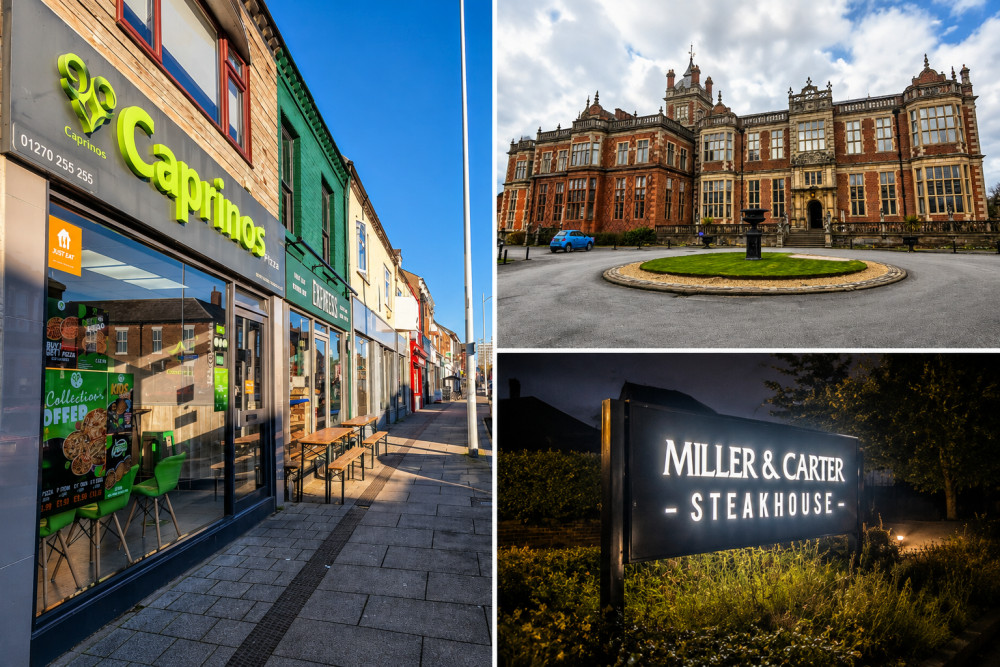 Caprinos, Crewe Hall and Miller & Carter Offers all available this week