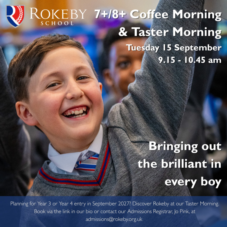 Rokeby School 7/8+ Coffee and Taster Morning