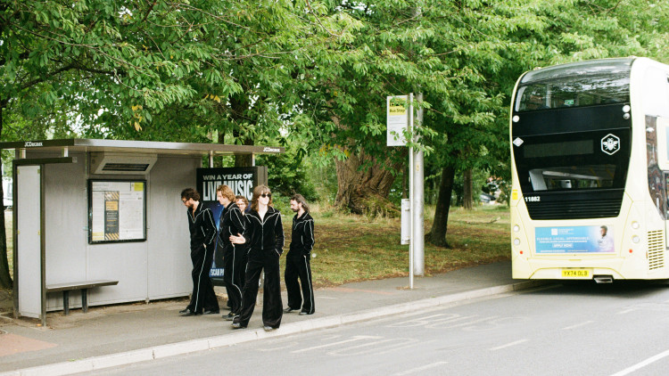Stockport's very own Indie quintet - Blossoms - have filmed a music video for their new single Additional Driver on the 192 (Image - TfGM)