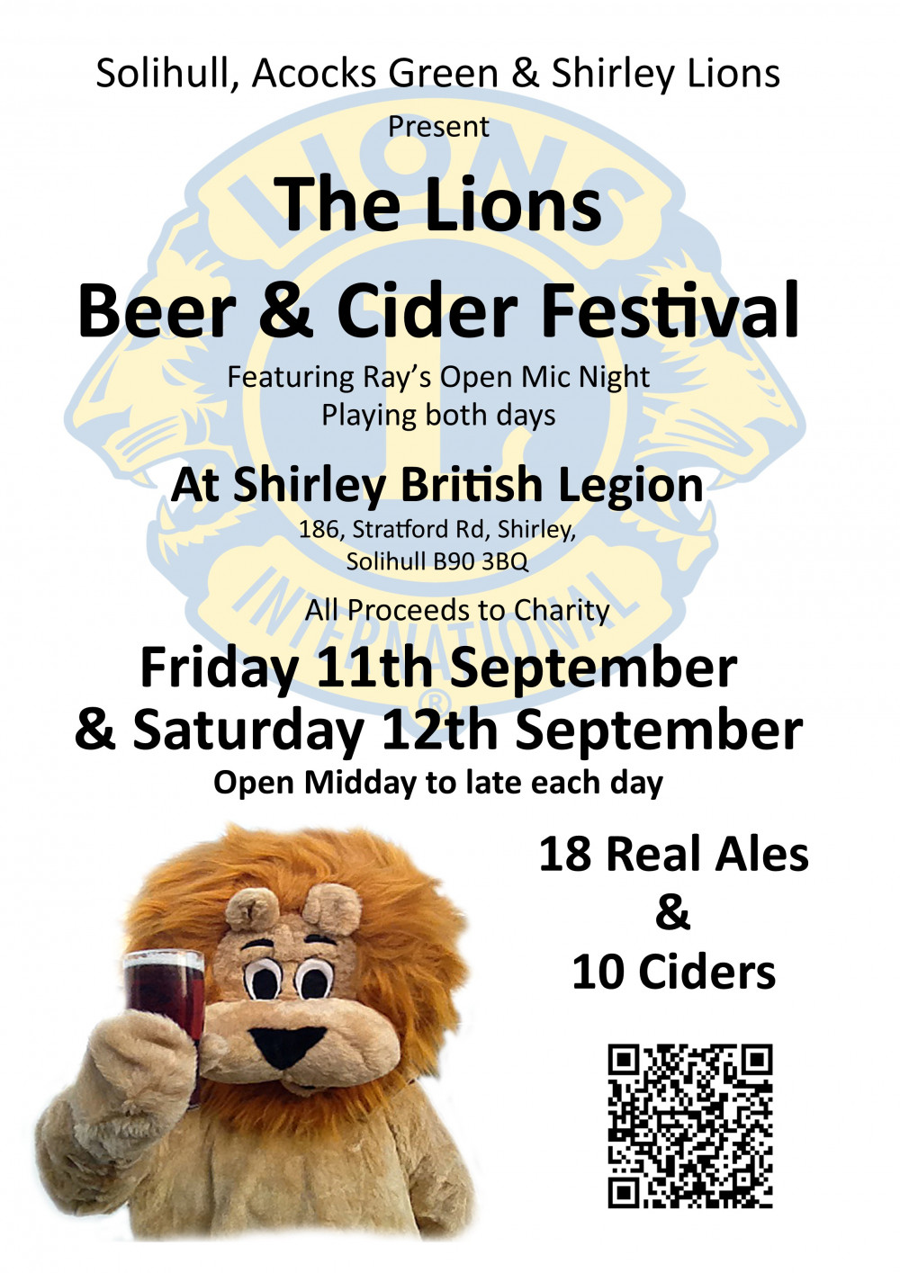 Lions Beer and Cider Festival 