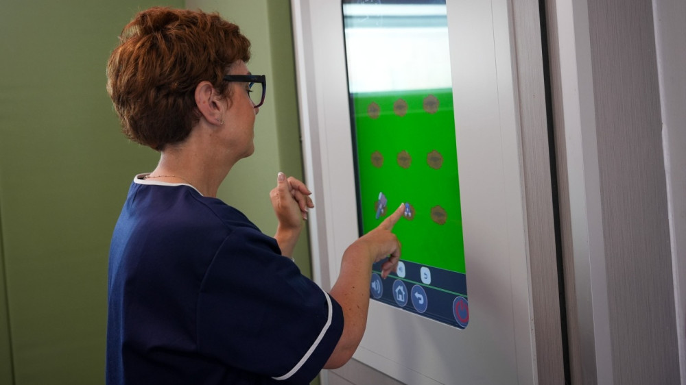 'Through this refurbishment we can now further enhance the sensory interventions we offer our patients' says Advanced Occupational Therapist Stephanie Haig (image via MPFT) 