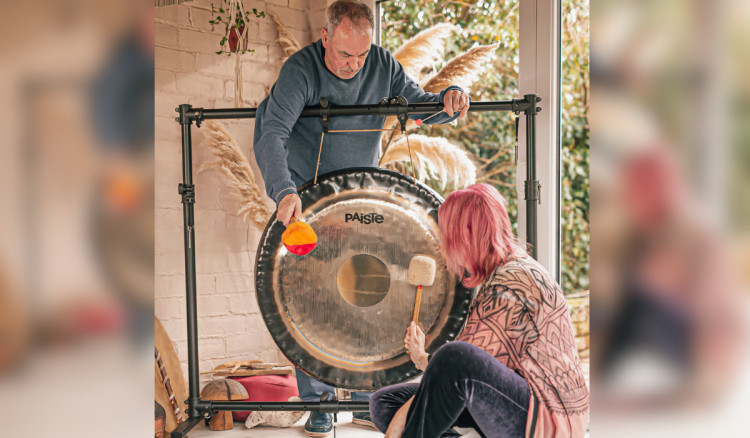 Angela and Wayne Hassall will hold their 10th-anniversary ceremony at St Mary's Creative Space on Tuesday 15 September (Image: Angela and Wayne Hassall)