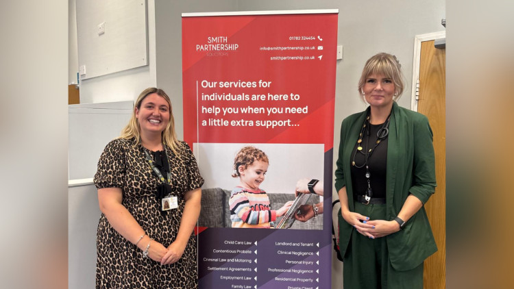 Esther Price at Dougie Mac and Davina Charlton at Smith Partnership (image via Smith Partnership)