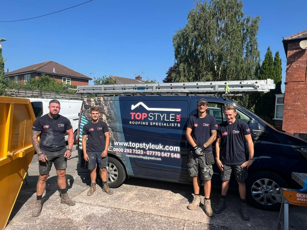 The Top Style UK team at a recent job. (Photo: William Hughes)