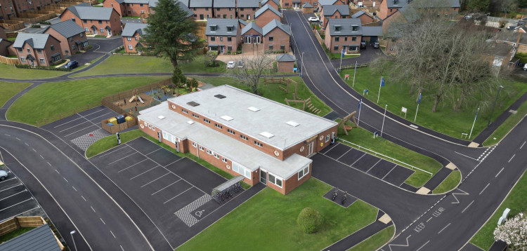 An artist's impression of the new nursery at Montague Road (image via planning application)