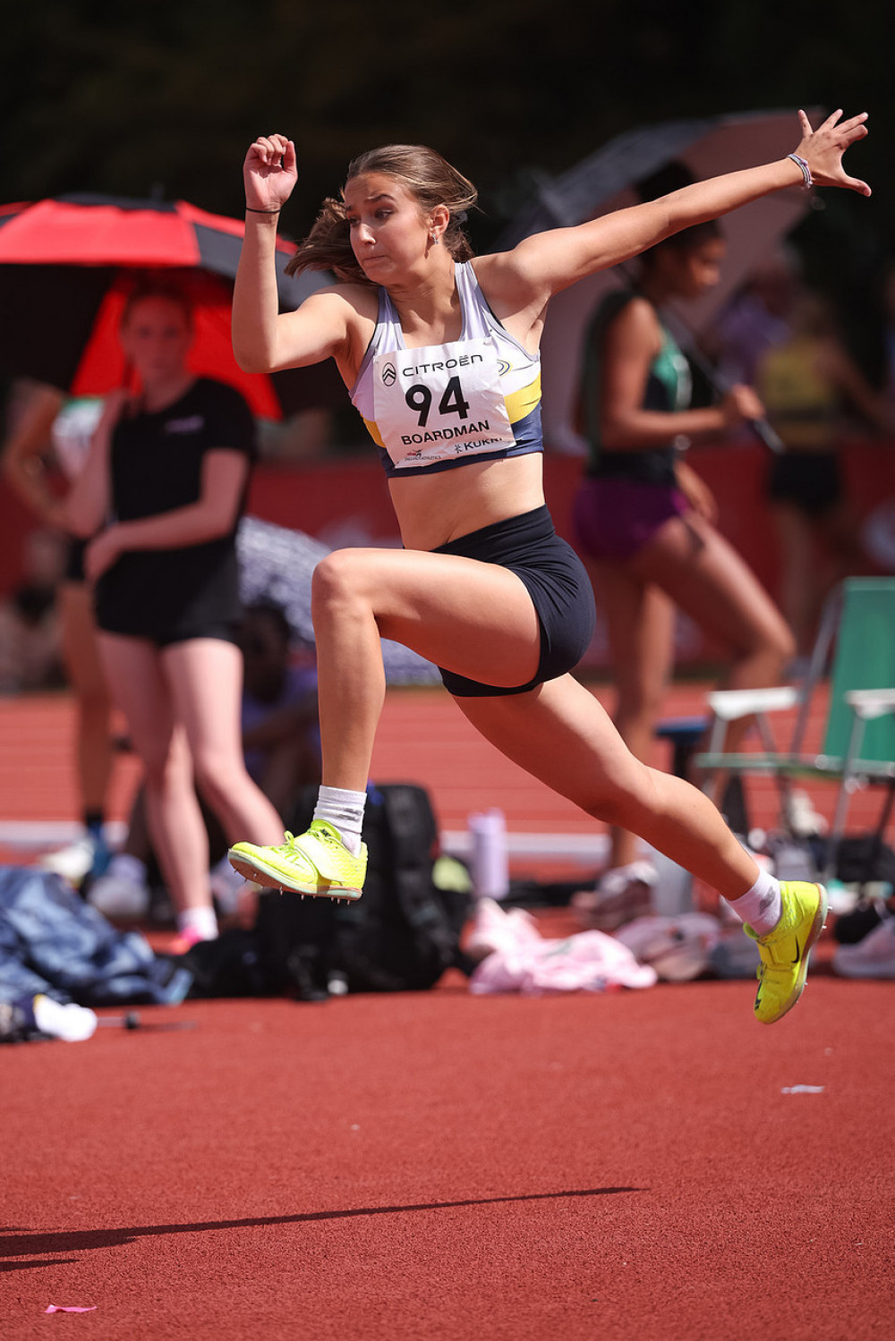 Isla jumped a personal best of 1.50m in high jump 