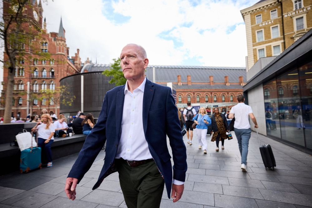 Matthew Dunn, ex-MI6, has launched a stage show (image via SWNS)
