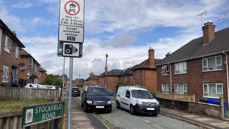 Stoke-on-Trent City Council is restricting vehicle access on Stockfield Road as well as Anson Road and Loxley Place (image via Kerry Ashdown - LDR)
