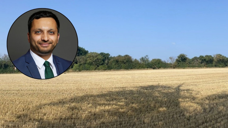 He also raised concerns about the potential impact on surrounding greenbelt land and rural areas (Image via LDRS, UK Parliament)