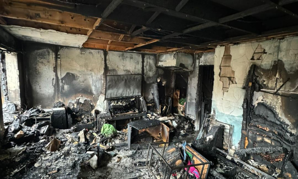 Charging up an e-scooter led to this devastation at a Basildon family's home.