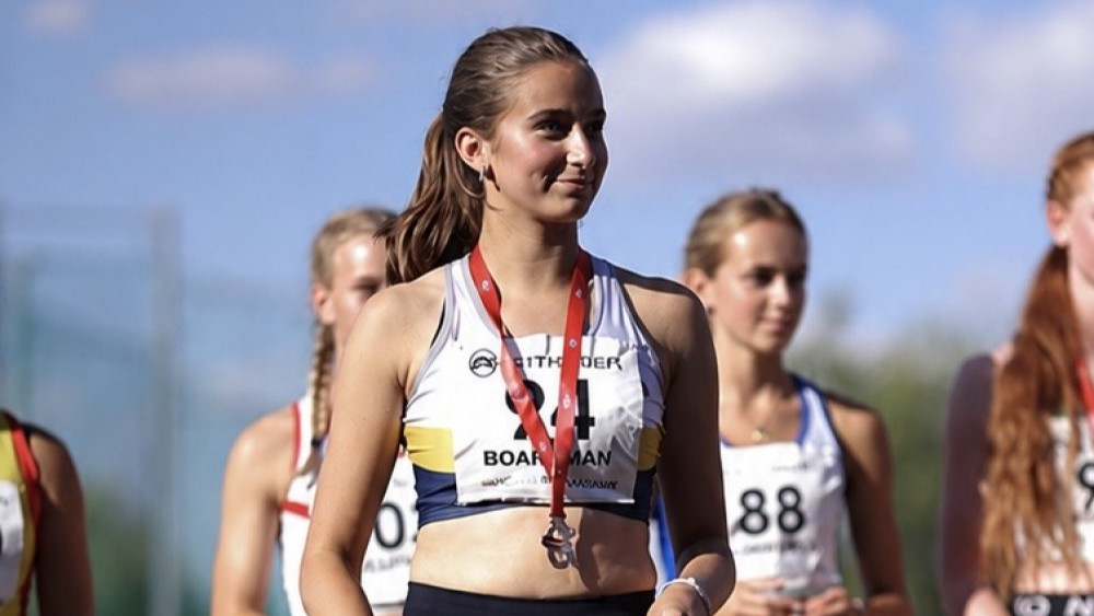 Teenage athlete Isla Boardman has picked up her first ever national medal after an outstanding Heptathlon performance at the England Athletics Championships (Image - Pat Scaasi)