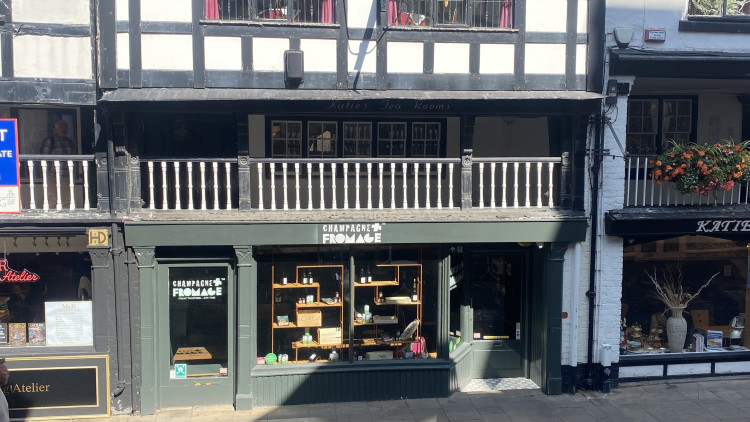 Chester's Champagne + Fromage is set to reopen later this month under new local ownership (Image: Nub News)