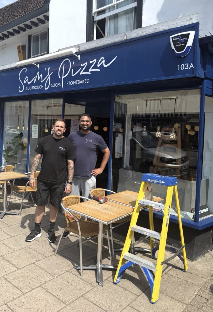 Arena Security installed systems at Sam's Pizza in Hitchin recently