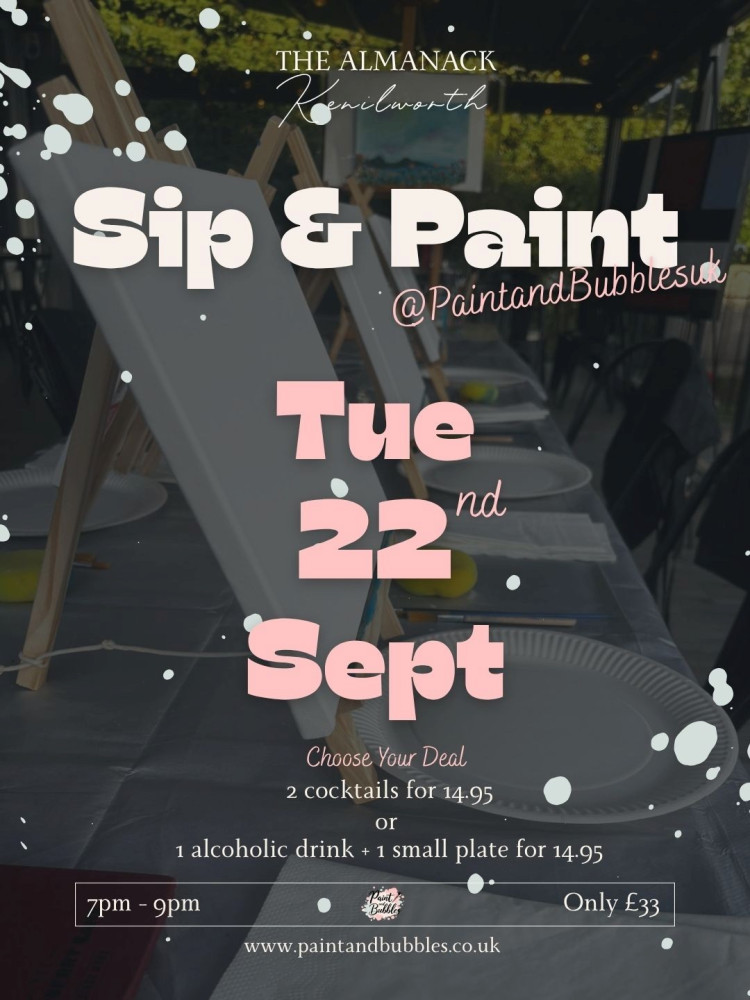 Sip & Paint at the Almanack