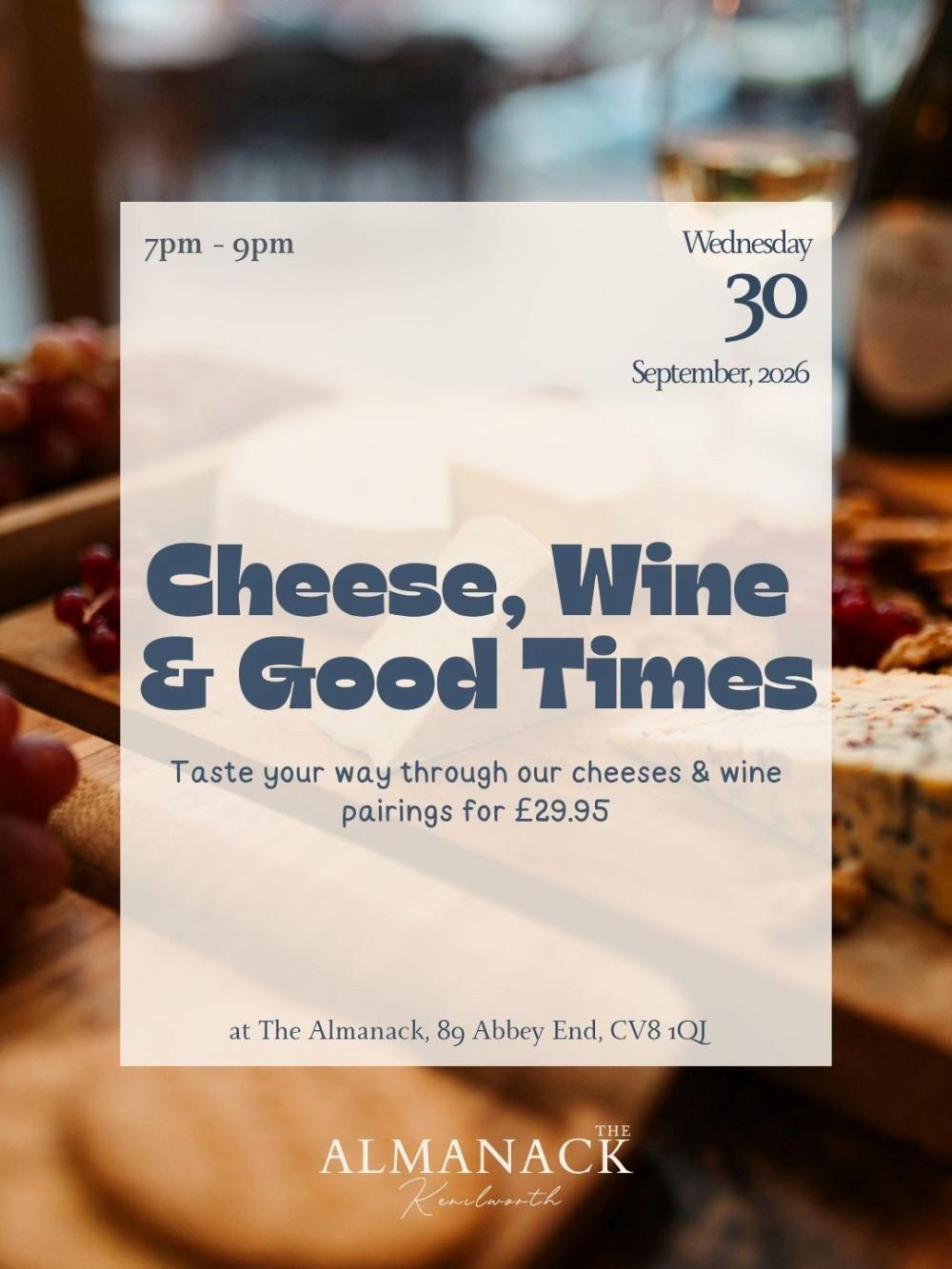 The Almanack Cheese & Wine