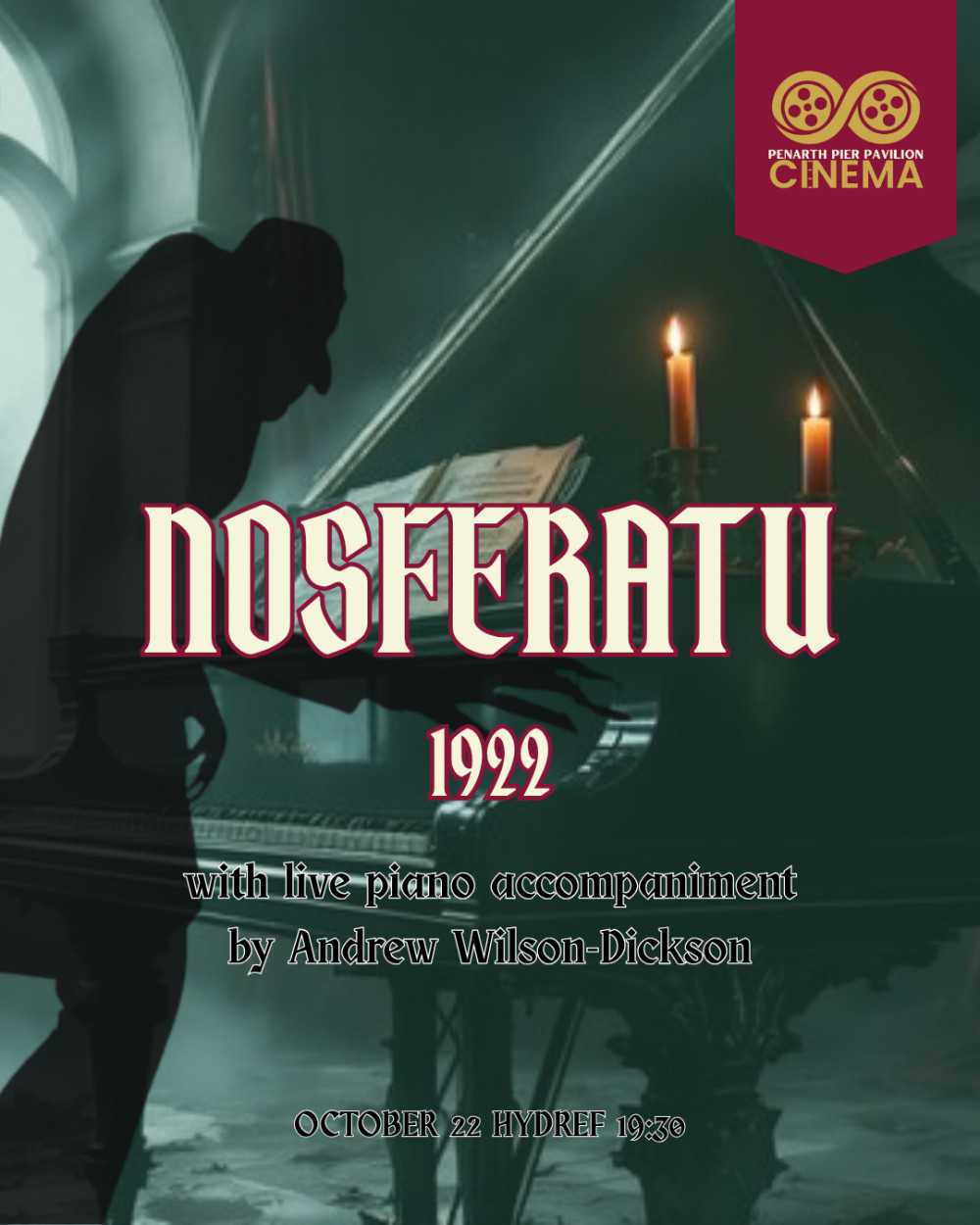 Nosferatu (1922) By Candlelight with Live Piano Accompaniment