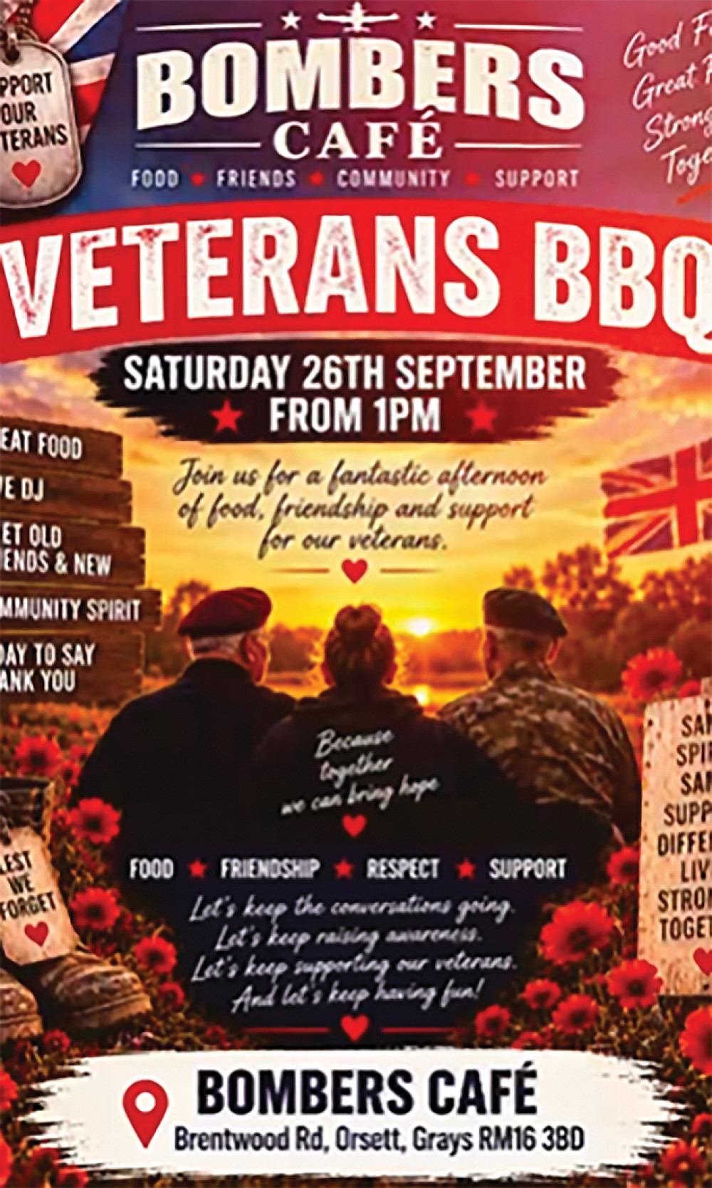 Bombers' latest event for veterans