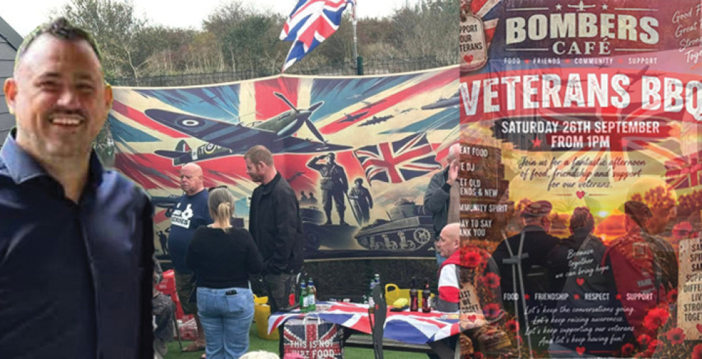 Café owner Chris Martin is ready to welcome veterans back to Bombers.
