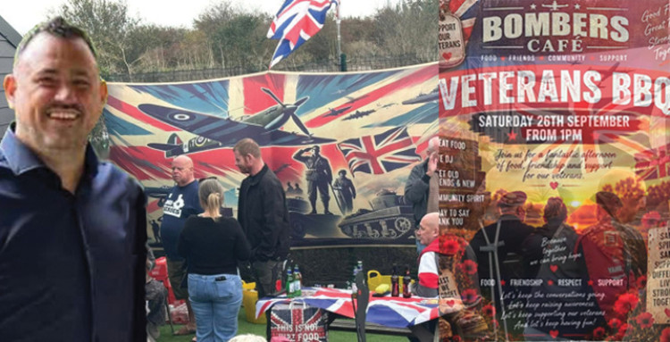 Café owner Chris Martin is ready to welcome veterans back to Bombers.