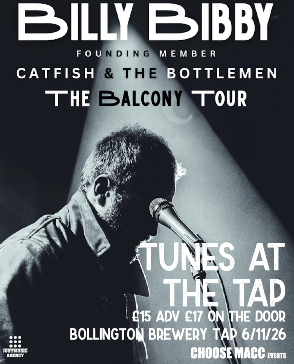 Tunes at the Tap with Billy Bibby Founder member of Catfish and the Bottlemen