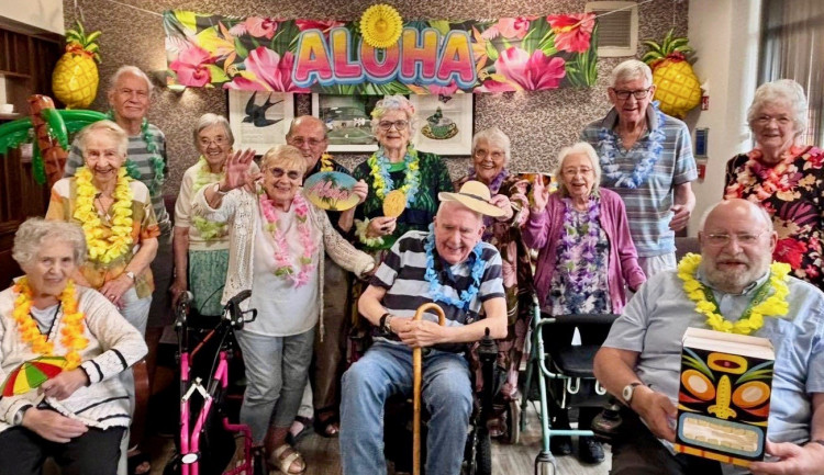 Belong Macclesfield care village on Kennedy Avenue recently invited the local community to join in their traditional luau (Credit: Belong Macclesfield)