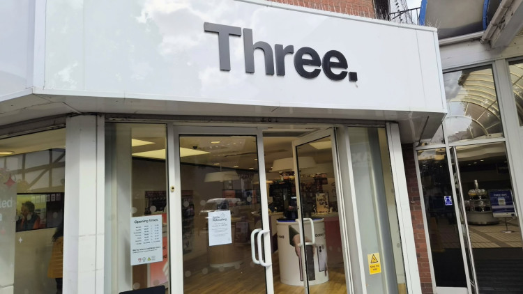 Three at The Market Shopping Centre will relocate on Sunday 13 September (Photo: Ryan Parker).