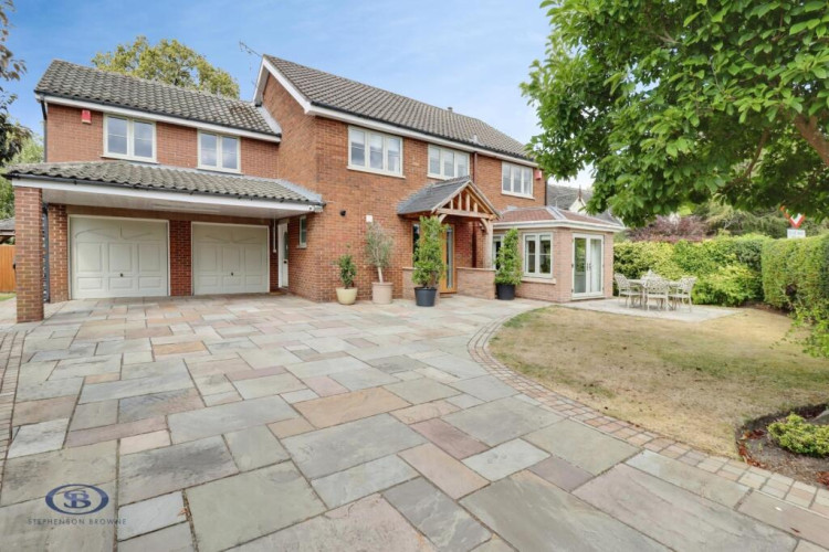 On the market is Struan, an impressive detached family home with five double bedrooms, enjoying a semi-rural location  (Photos: Stephenson Browne) 