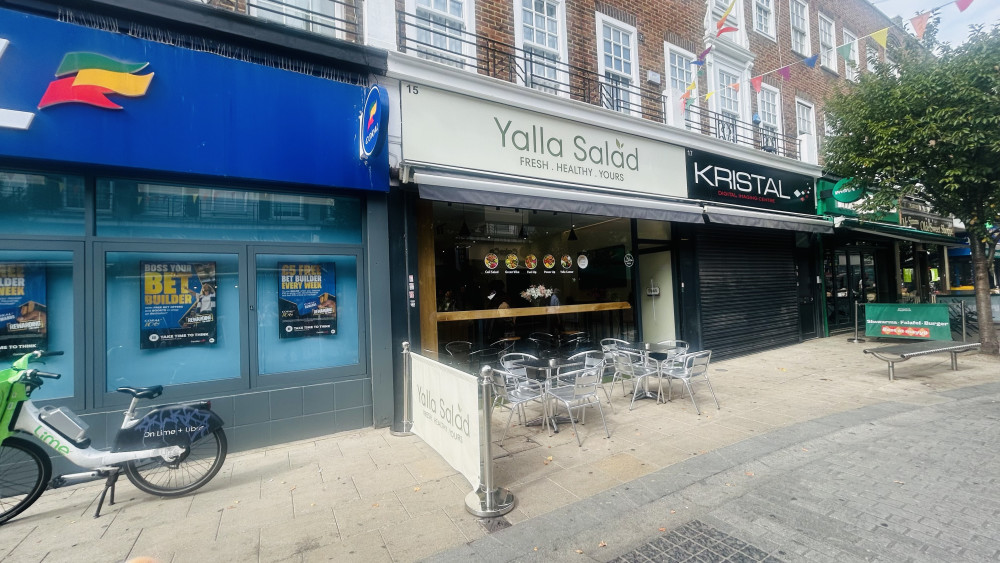 Yalla Salad is located at 15 Castle Street, KIngston (Credit: Tilly O'Brien)