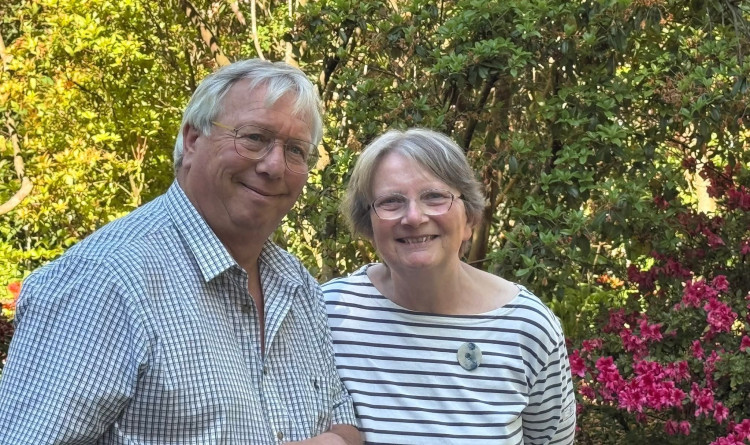 Mike and Pat Gorton took part in the charity’s Will Month initiative (Credit: East Cheshire Hospice)