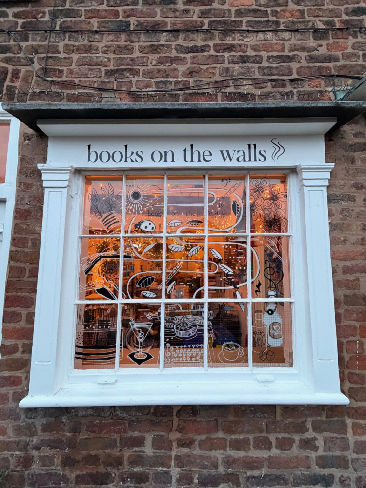 Please book tickets with books on the walls or Eventbrite