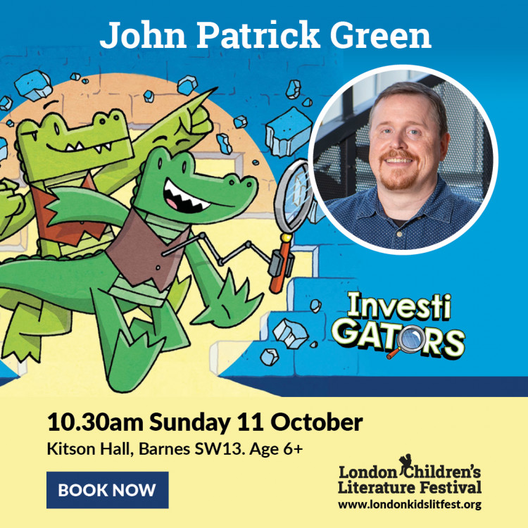 The InvestiGators with John Patrick Green at London Children's Literature Festival