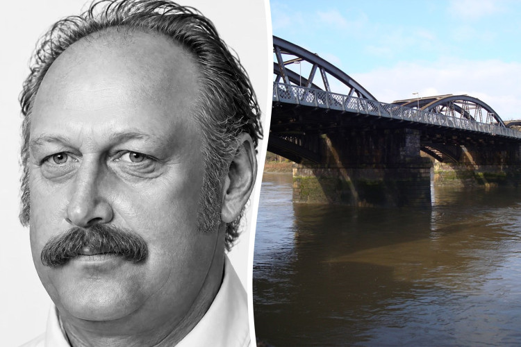 This man's body was discovered near Barnes Bridge on 6 September 1983 (credit: SWNS).