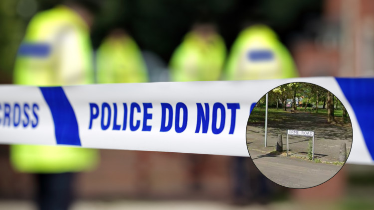 officers were called to Orme Road on Friday 4 September (main image via SWNS / inset image via Google Street View)