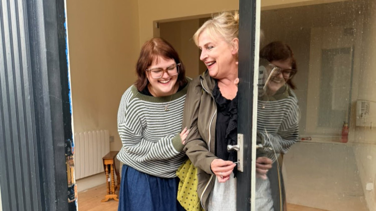 Ella Muscroft and her mum, Annie Martin, are looking forward to opening the doors to Wilfred Neils Arts Café later this year (Credit: Supplied) 