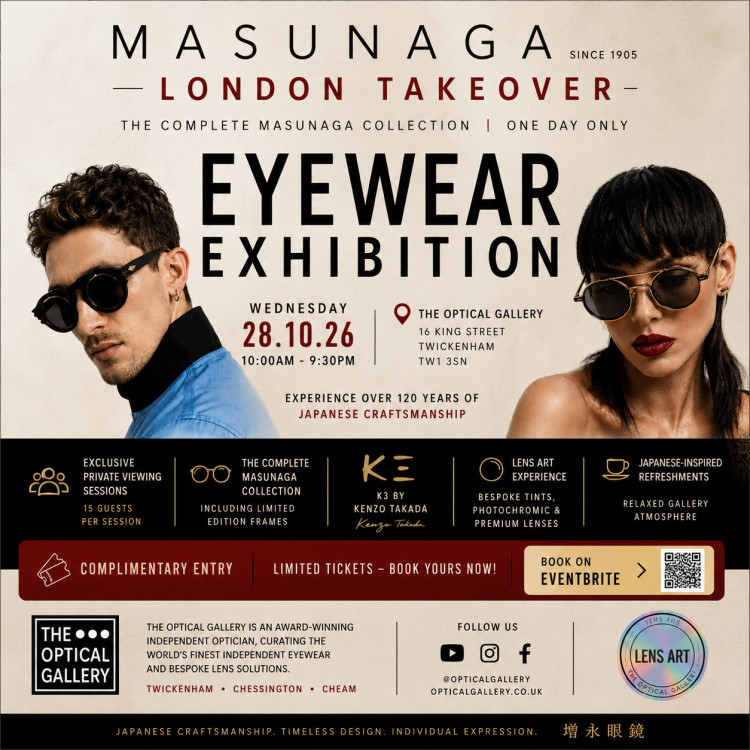 Masunaga London Takeover – Japanese Luxury Eyewear Exhibition