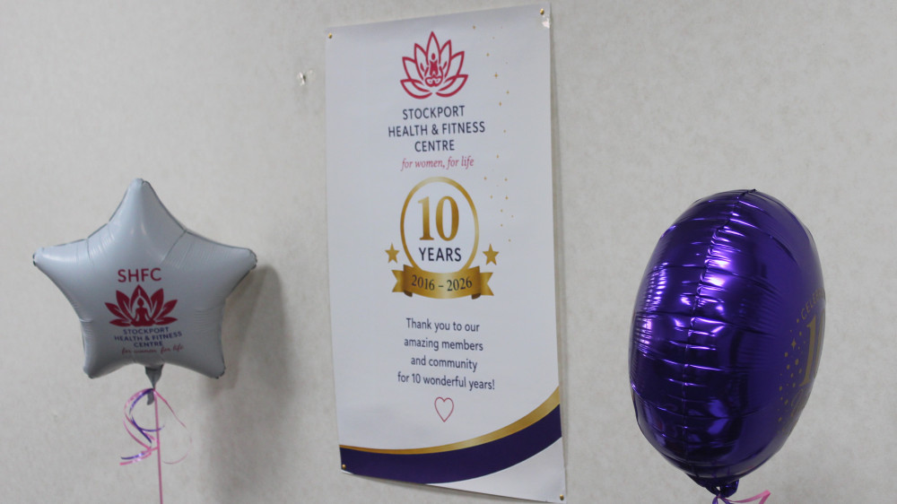 Anniversary celebrations at Stockport Health & Fitness Centre (Image - Nub News)