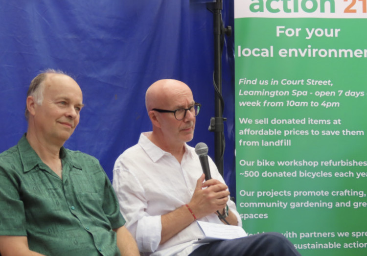 Matt Western MP with Cllr Ian Davison (image supplied)