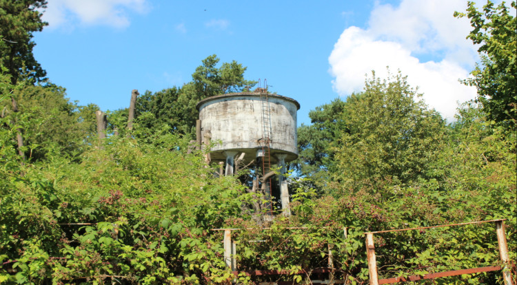 The water tower has been a holiday home for around 10 years (image via planning application)