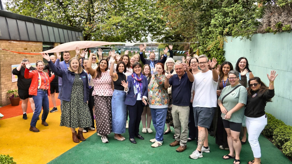 Cllr Karen Grinsell, leader of Solihull Metropolitan Borough Council (SMBC), described the garden as a "brilliant upgrade" to the hub (Image supplied)