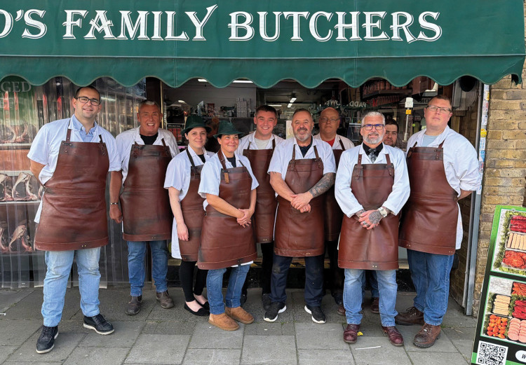 Will Reed, left, and the team at Corringham.