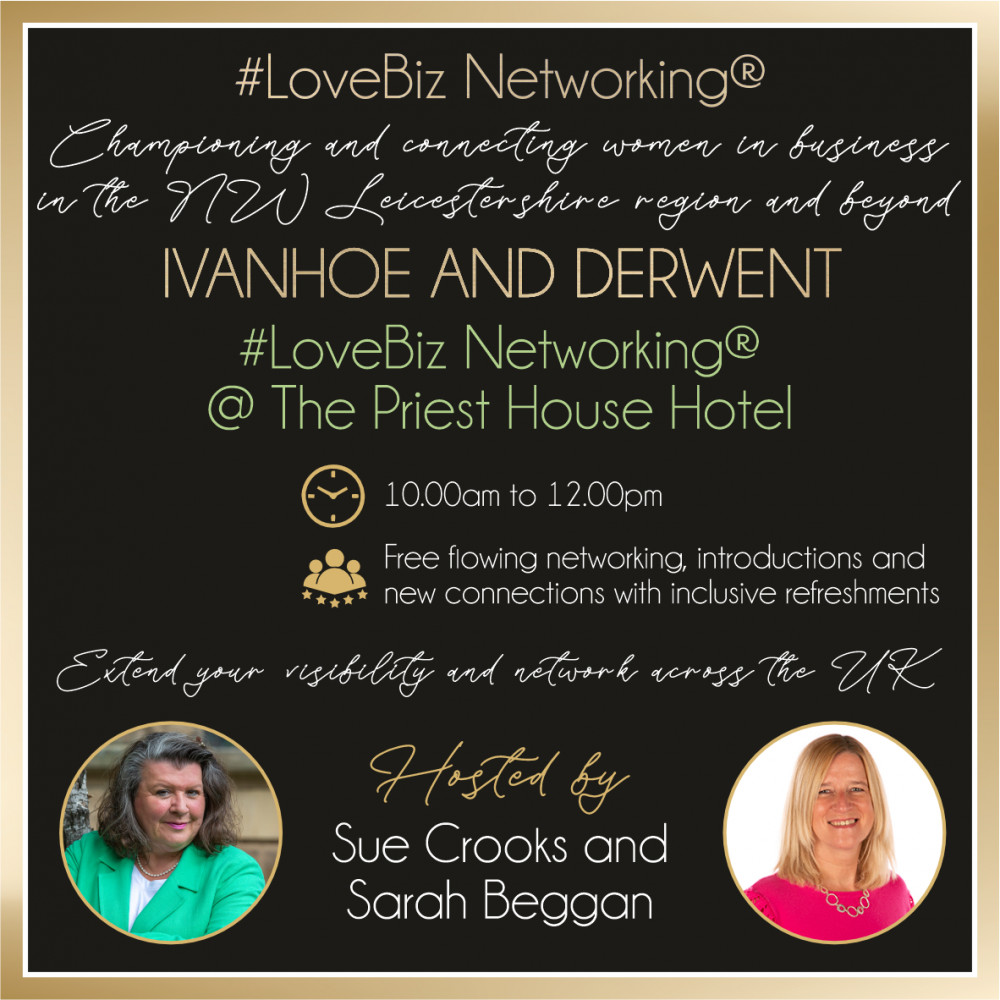 Ivanhoe & Derwent LoveBiz Networking at The Priest House by the River for Women in Business